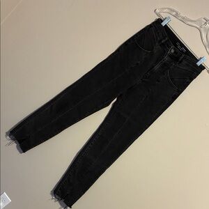 Stradivarius Black Ankle Jeans